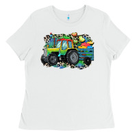 Autism Farm Tractor Ladies Tee | Teevron