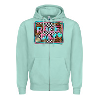 Seafoam race day Zipper Hoodie - AdoDesignShop