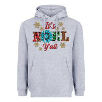 Heather Grey it's noel y'all Heavyweight Hoodie - AdoDesignShop