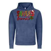 Vintage Denim Santa's Favorite Vintage Hoodie - BundleAndBundleShop