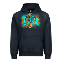 Navy faith cross Urban Hoodie - JahusDesignShop