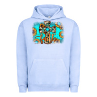 Pigment Grape Ice faith cross Urban Hoodie - JahusDesignShop