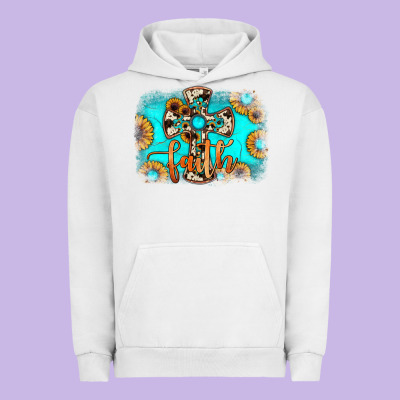 Faith Cross Urban Hoodie Designed By Jahusdesignshop