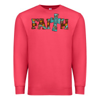 Cardinal faith thanksgiving cross Premium Sweatshirt - AdoDesignShop