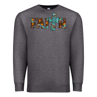 Charcoal Heather faith thanksgiving cross Premium Sweatshirt - AdoDesignShop