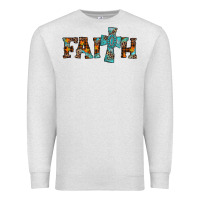 Oatmeal Heather faith thanksgiving cross Premium Sweatshirt - AdoDesignShop