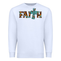 White faith thanksgiving cross Premium Sweatshirt - AdoDesignShop