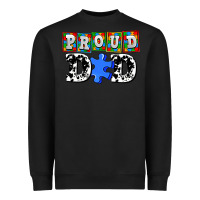 Black proud dad Heavyweight Sweatshirt - AdoDesignShop