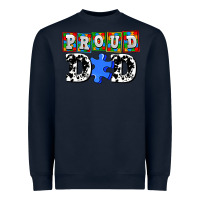 Navy proud dad Heavyweight Sweatshirt - AdoDesignShop