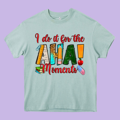 I Do It For The Aha Moments Heavy Core Tee Designed By Ranaportraitstore