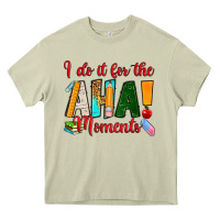 Mossy i do it for the aha moments Heavy Core Tee - RanaPortraitStore