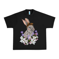Easter Day Flowers Bunny Urban Heavy Tee | Teevron