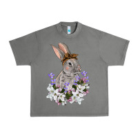 Tornado Easter Day Flowers bunny Urban Heavy Tee - OliviaCreatesArt