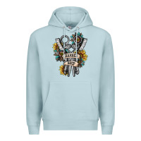 Blue Mist barber shop Premium Hoodie - SublimationCraftShop
