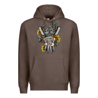 Coffee barber shop Premium Hoodie - SublimationCraftShop