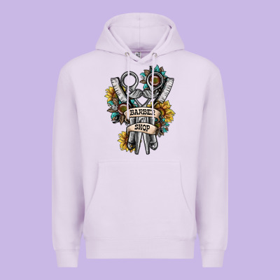Barber Shop Premium Hoodie Designed By Sublimationcraftshop