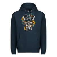 Navy barber shop Premium Hoodie - SublimationCraftShop