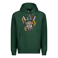 Sports Green barber shop Premium Hoodie - SublimationCraftShop