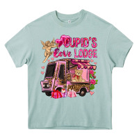 Cupid's Love Lodge With Truck Valentine's Day Heavy Core Tee | Teevron