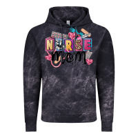 Cloud Black nurse mom Vintage Hoodie - FaDigitalArtStudio