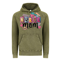 Vintage Olive nurse mom Vintage Hoodie - FaDigitalArtStudio