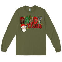 Army Green Western Daddy Claus Long Sleeve Tee - BundleAndBundleShop