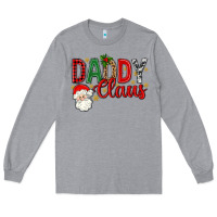 Heather Grey Western Daddy Claus Long Sleeve Tee - BundleAndBundleShop