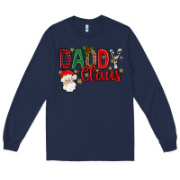 Navy Western Daddy Claus Long Sleeve Tee - BundleAndBundleShop