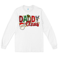 White Western Daddy Claus Long Sleeve Tee - BundleAndBundleShop