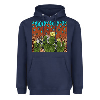 Navy cactus gemstone Heavyweight Hoodie - AdoDesignShop