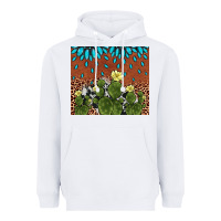 White cactus gemstone Heavyweight Hoodie - AdoDesignShop