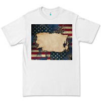 White American flag add your text Premium Tee - CowGirlArtShop
