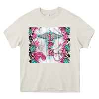 Cream lpn Heavy Core Tee - TumblerDesignByShophia