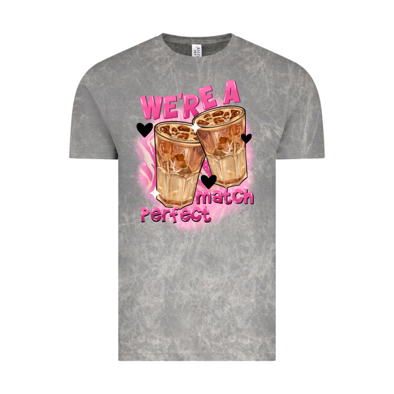 We're A Perfect Match Valentine's Day Vintage Tee by FaDigitalArtStudio | Teevron