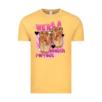 Vintage Mustard We're a perfect match Valentine's Day Vintage Tee - FaDigitalArtStudio