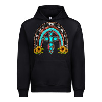 Black cross rainbow Urban Hoodie - JahusDesignShop