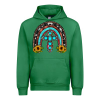 Emerald cross rainbow Urban Hoodie - JahusDesignShop