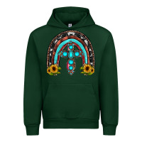 Forest Green cross rainbow Urban Hoodie - JahusDesignShop