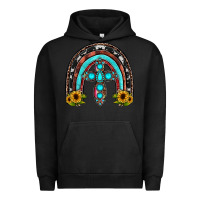 Pigment Black cross rainbow Urban Hoodie - JahusDesignShop
