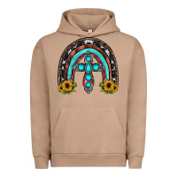 Pigment Burro cross rainbow Urban Hoodie - JahusDesignShop