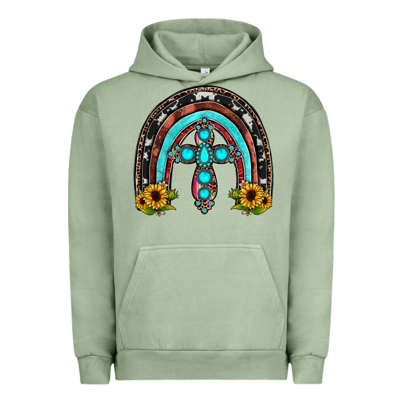 Cross Rainbow Urban Hoodie by JahusDesignShop | Teevron