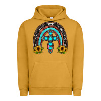 Pigment Peanut Butter cross rainbow Urban Hoodie - JahusDesignShop