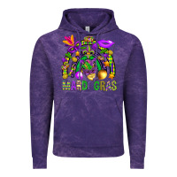 Cloud Purple Mardi Gras Rainbow Vintage Hoodie - BundleAndBundleShop