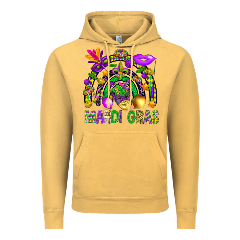 Mardi Gras Rainbow Vintage Hoodie by BundleAndBundleShop | Teevron
