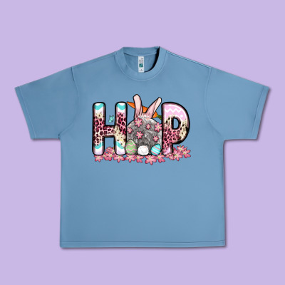 Easter Day Hop Bunny Urban Heavy Tee Designed By Oliviacreatesart