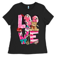 Black Love Valentine's Day Ladies Tee - HowdyJamesFarm