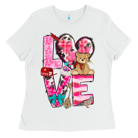 White Love Valentine's Day Ladies Tee - HowdyJamesFarm