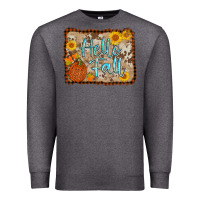 Charcoal Heather hello fall Premium Sweatshirt - AdoDesignShop