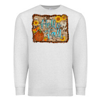 Oatmeal Heather hello fall Premium Sweatshirt - AdoDesignShop