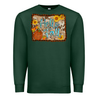 Sports Green hello fall Premium Sweatshirt - AdoDesignShop